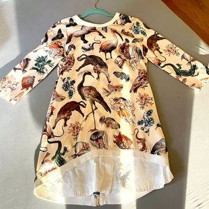 Beautiful tunica with printed animals